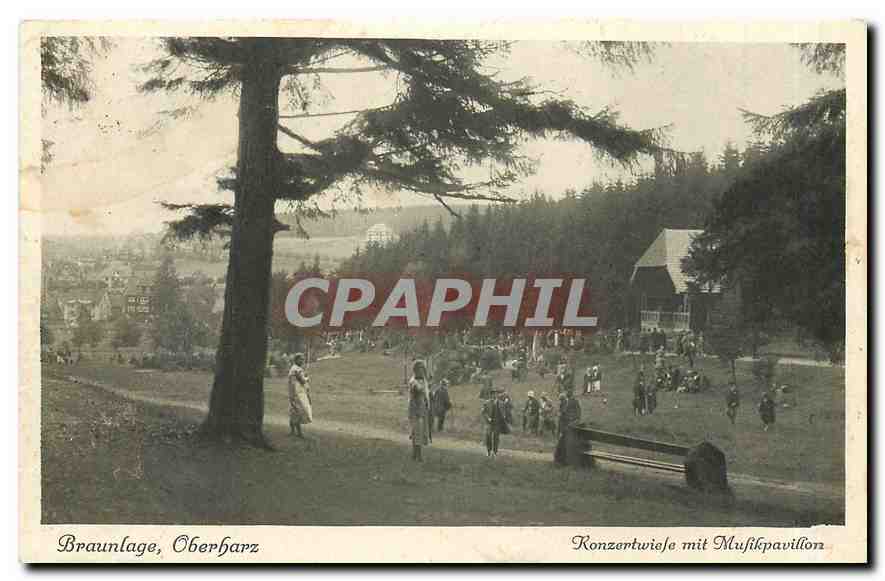 CPM Braunlage Oberharz Konzertwiefe mit Musikpavillon 