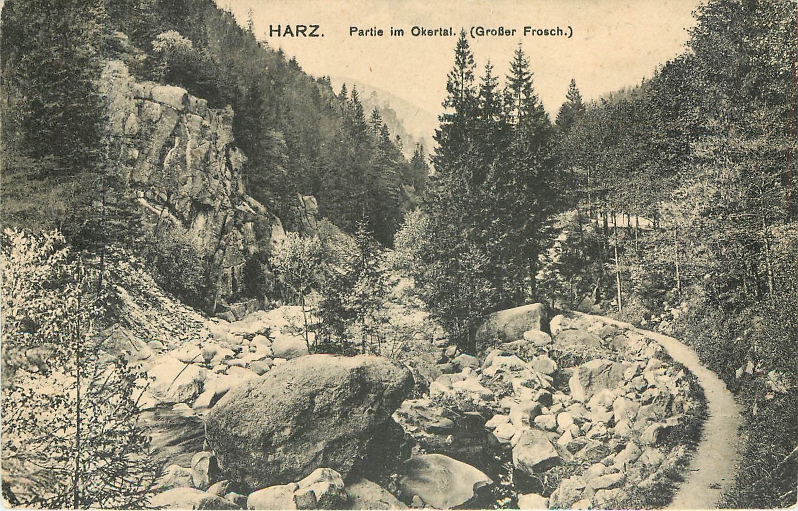 CPA Harz Partie im Okertal Grosser Frosch 
