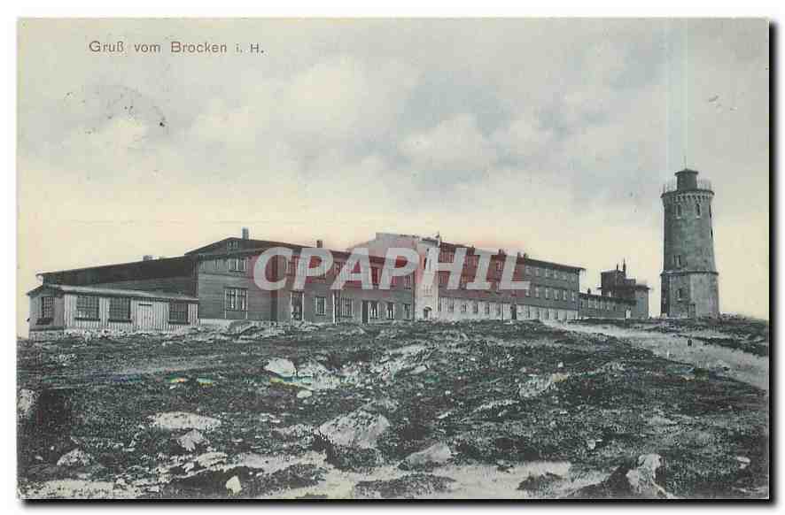 CPA Gruss vom Brocken 