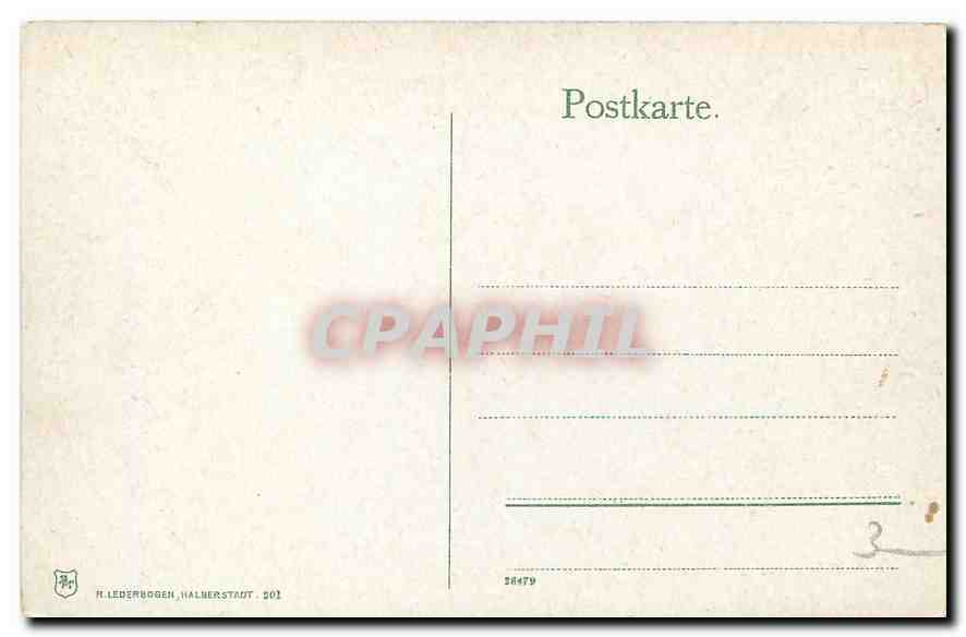 CPA Brocken  — Rückseite