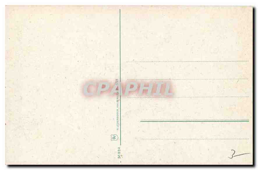 CPA Brocken  — Rückseite