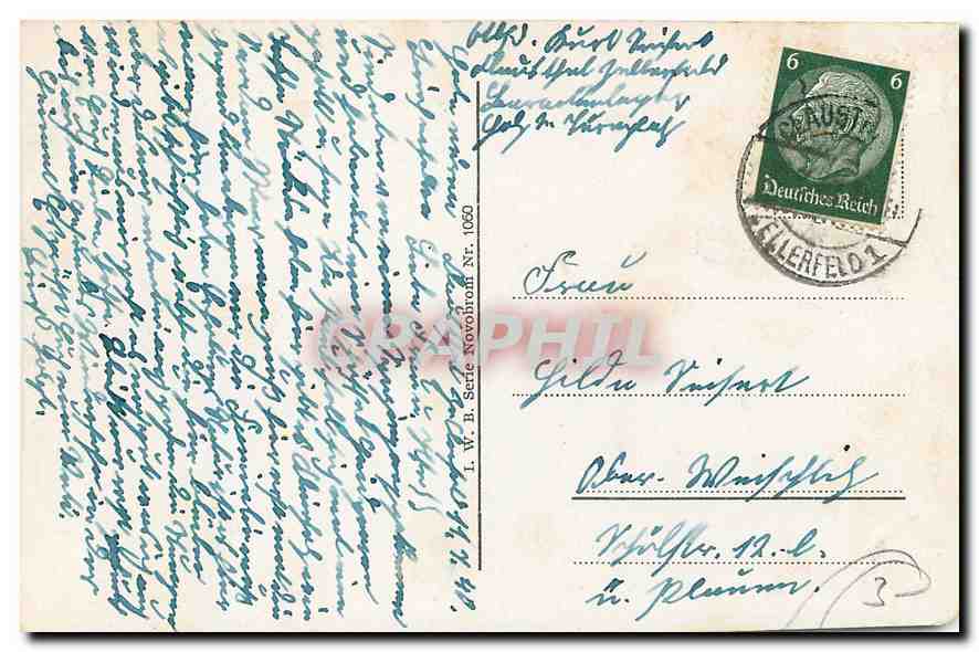 CPA Clausthal Oberharz Sanatorium Schwarzenbach Gesamtansicht von der Pixhaierhohe  — Rückseite