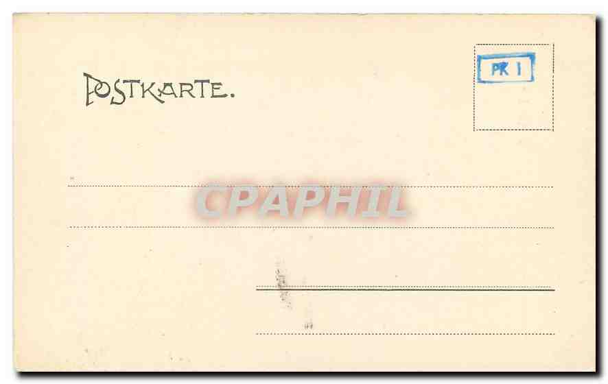 CPA Braunlage Oberharz Hahnenkleeklippen  — Rückseite