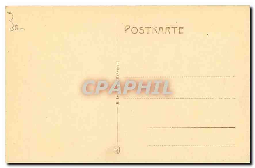 CPA Bad Harzburg Kalte Talwiese  — Back