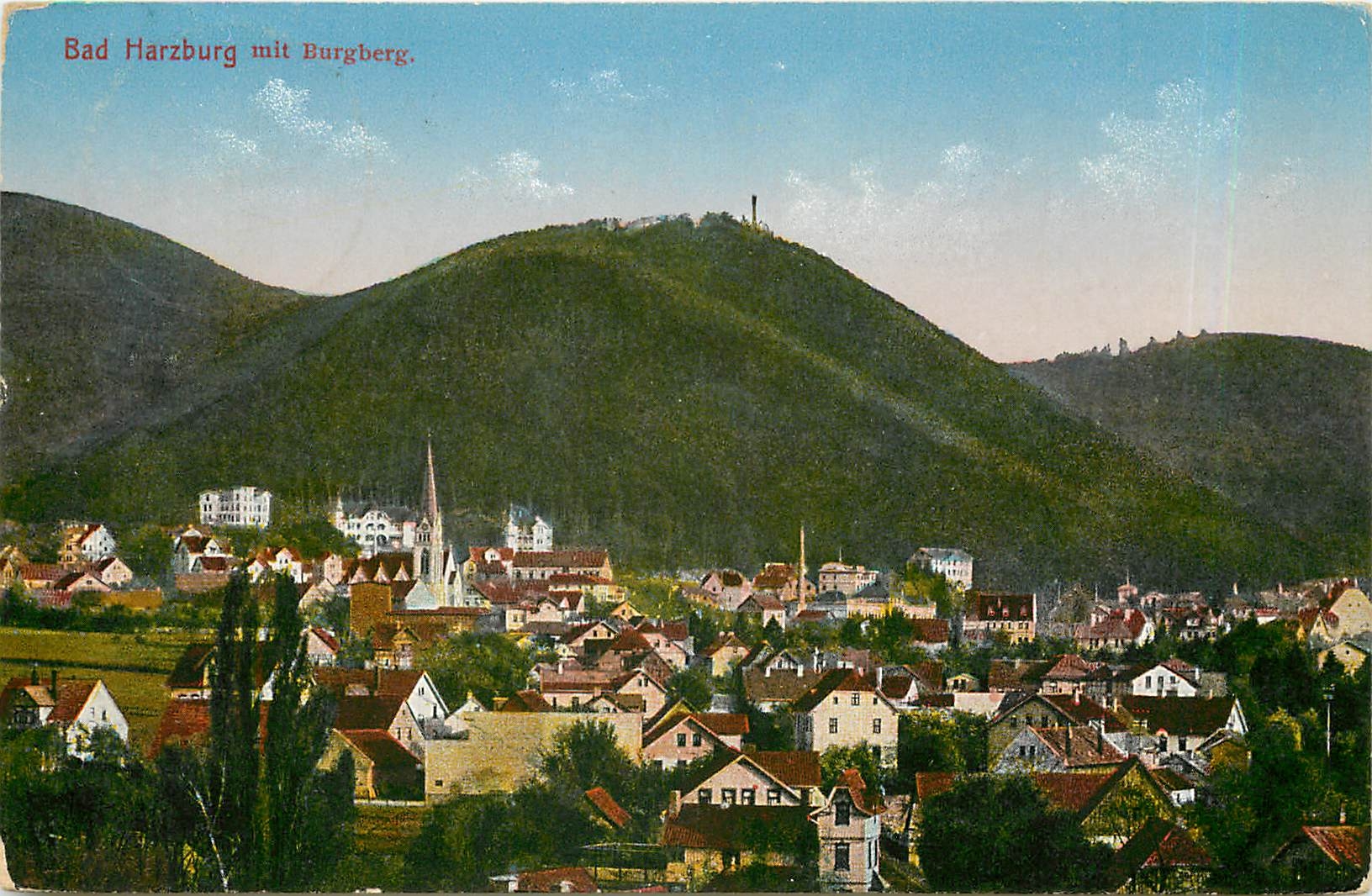 CPA Bad Harzburg mit Burgberg 
