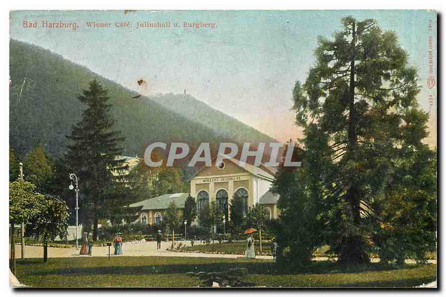 CPA Bad Harzburg Wiener Cafe Juliushall u Burgberg 
