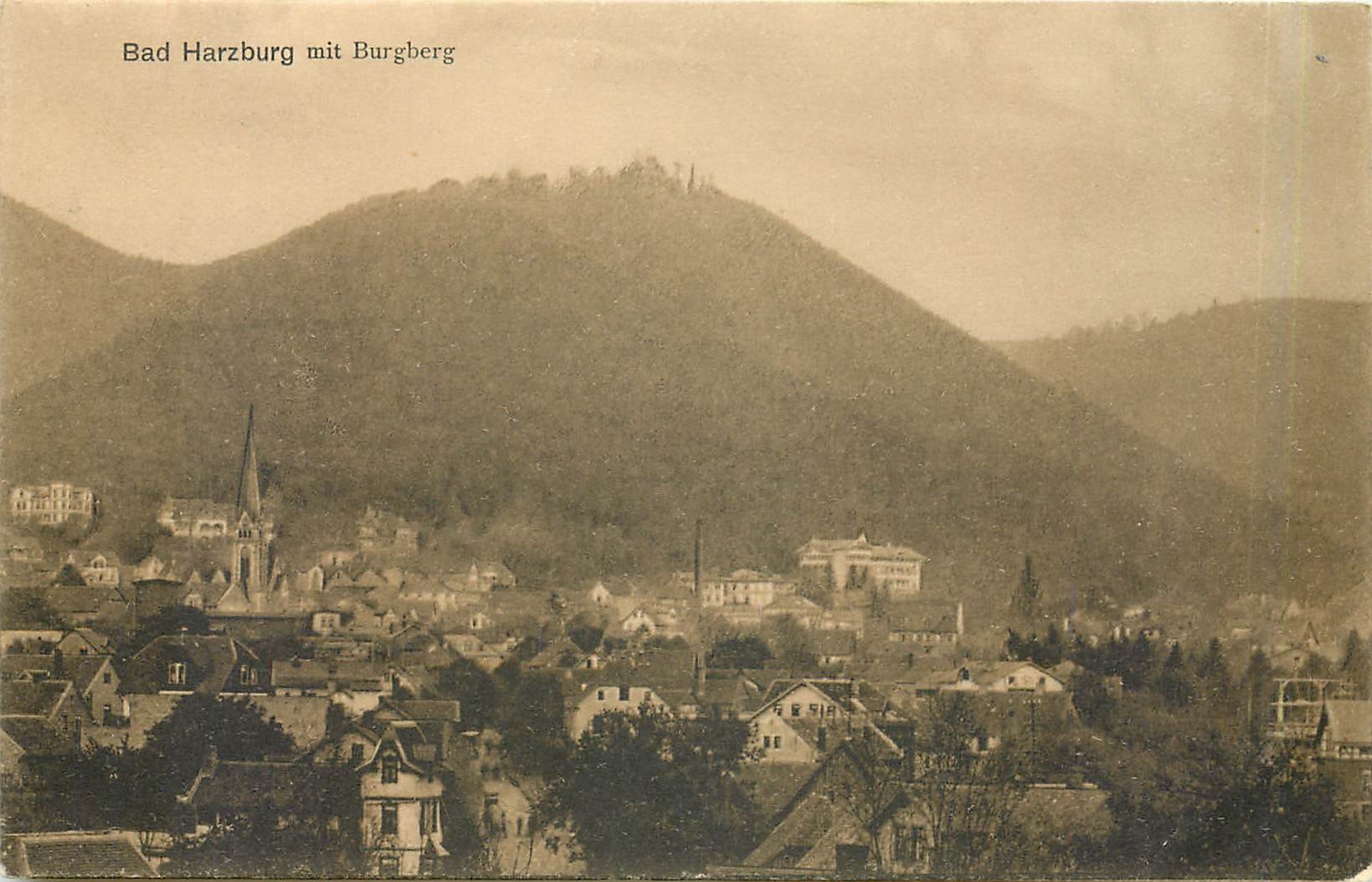 CPA Bad Harzburg mit Burgberg 