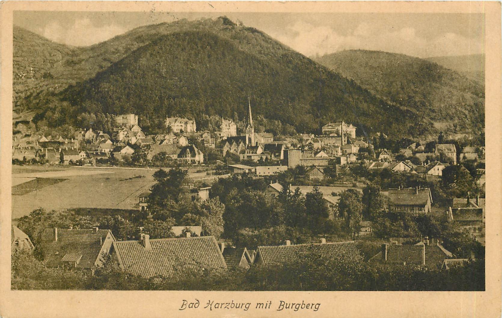 CPA Bad Harzburg mit Burgberg 