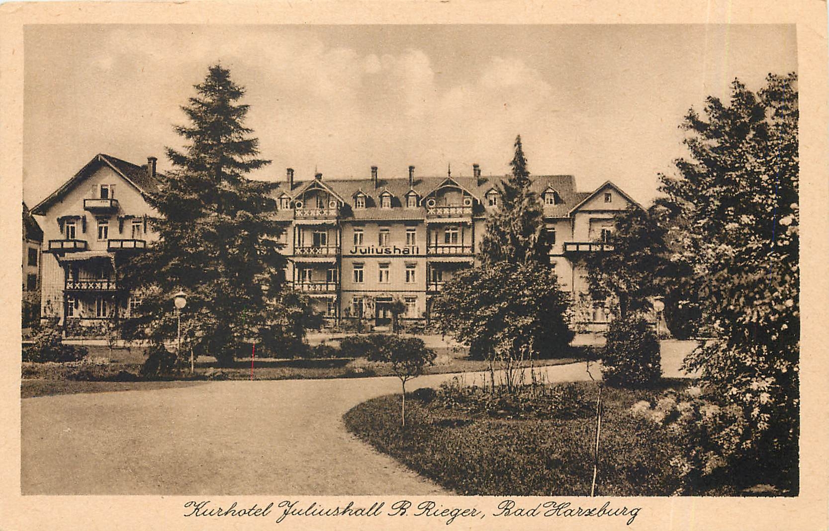 CPA Kurhotel Juliushall R Rieger Bad Harzburg 