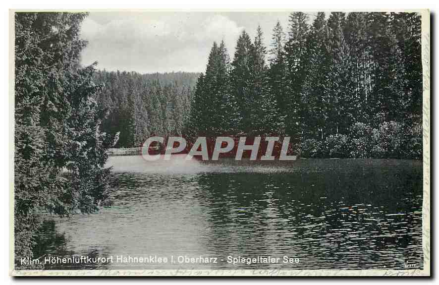 CPA Klim Hohenluftkurort Hahnenklee I Oberharz Spiegeltaler See 
