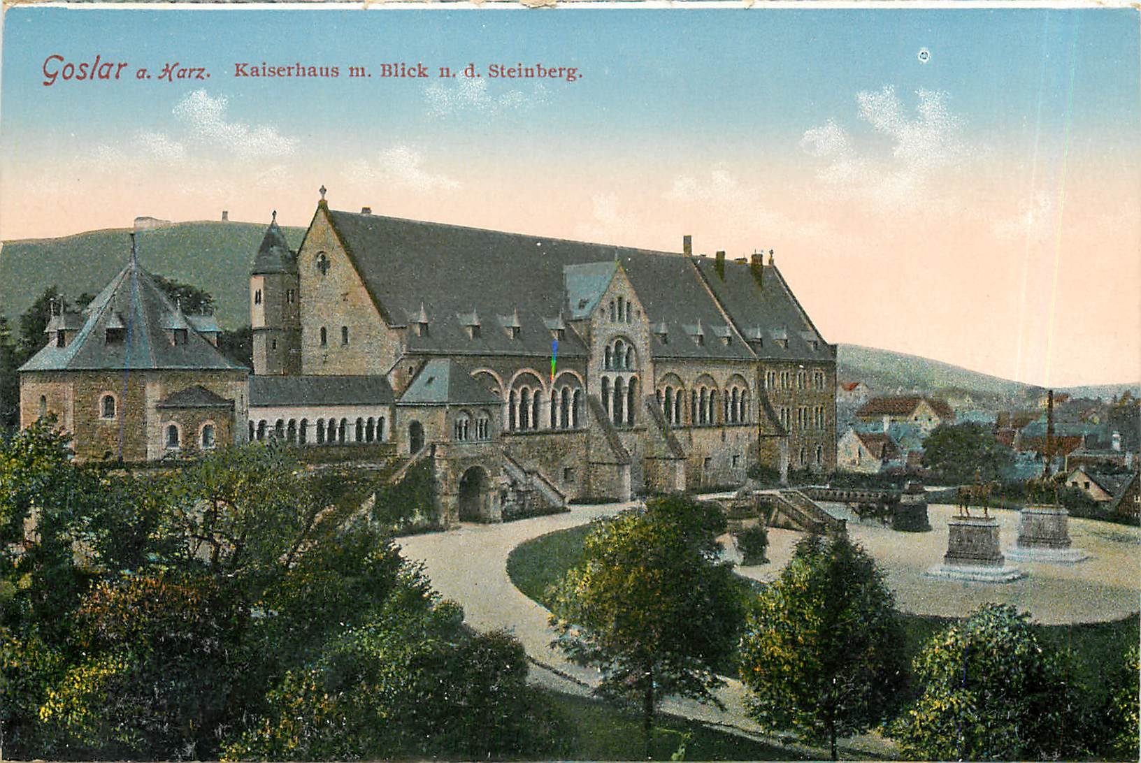 CPA Goslar Harz Kaiserhaus Blick Steinberg 
