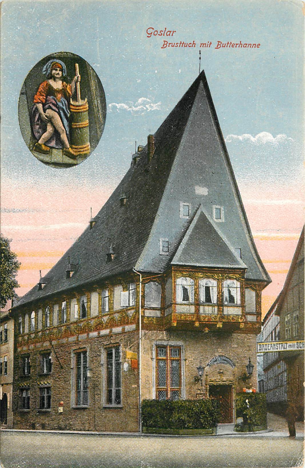 CPA Goslar Brusttuch mit Butterhanne 