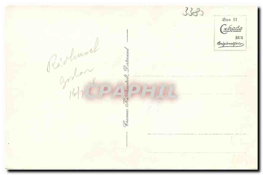 CPA Goslar Huldigungssaal  — Rückseite