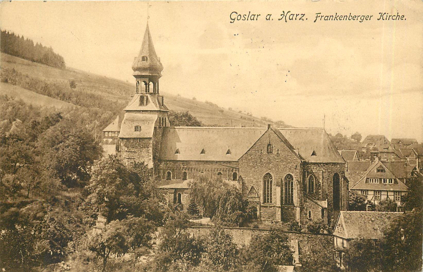 CPA Goslar a Harz Frankenberger Kirche 
