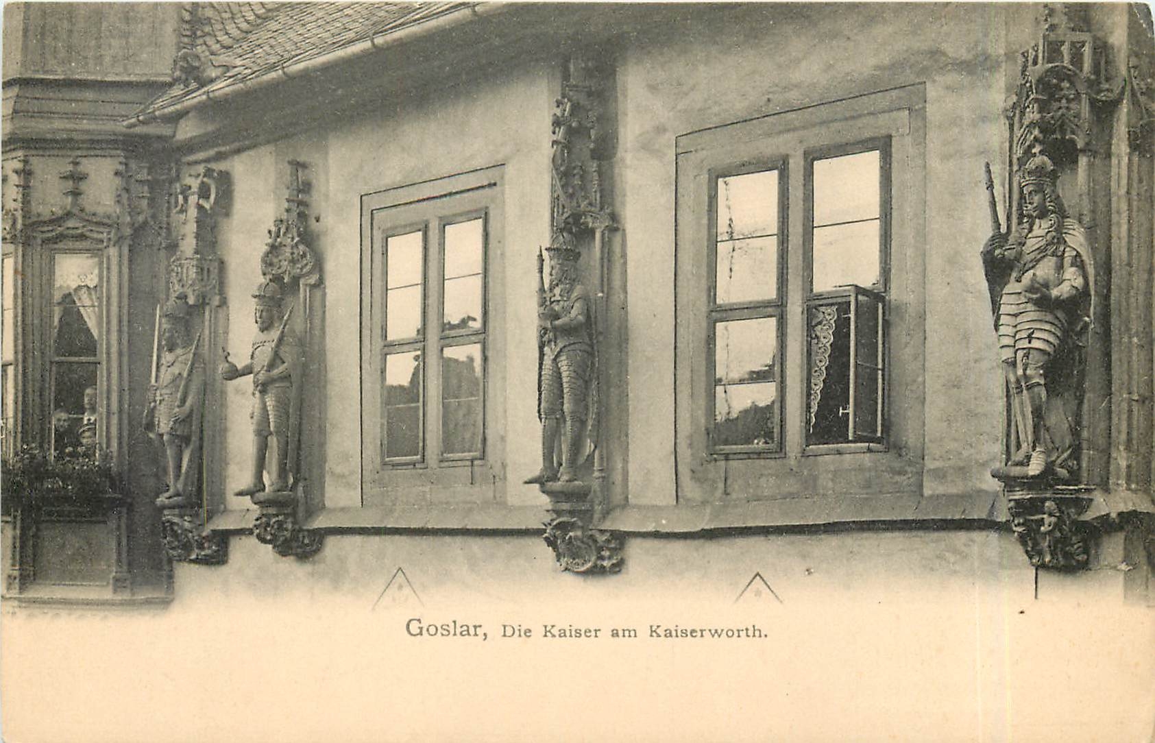 CPA Goslar Die Kaiser am Kaiserworth 