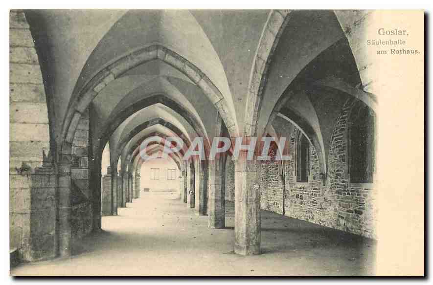 CPA Goslar Saulenhalle am Rathaus 