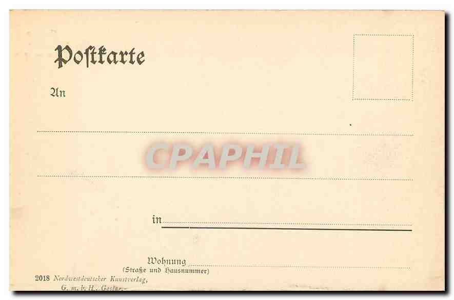 CPA Goslar Saulenhalle am Rathaus  — Rückseite