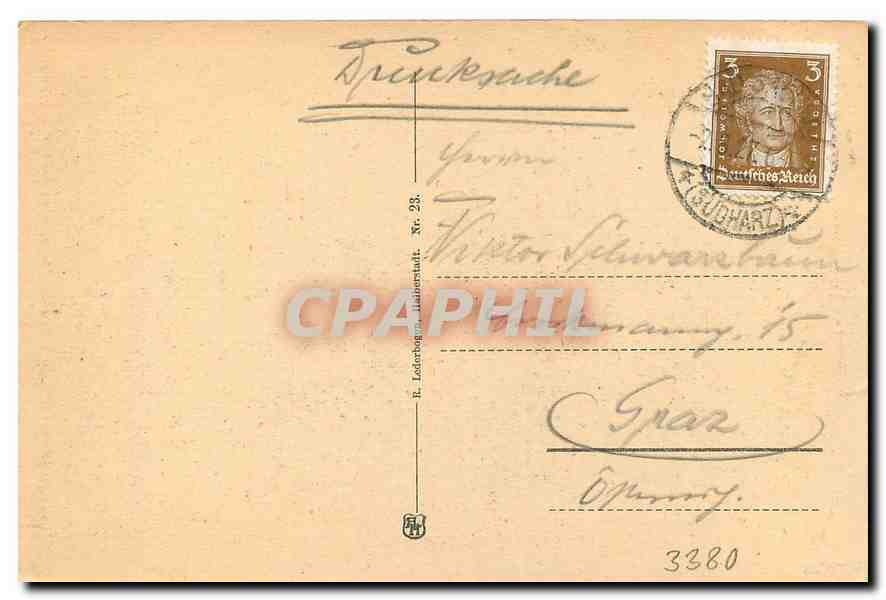 CPA Die Butterhanne Goslar Die Eva  — Rückseite