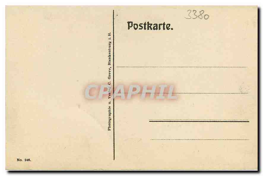 CPA Goslar i Harz Dukarenmannchen Kaiserworth  — Rückseite