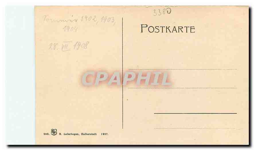 CPA Goslar Brusttuch  — Rückseite