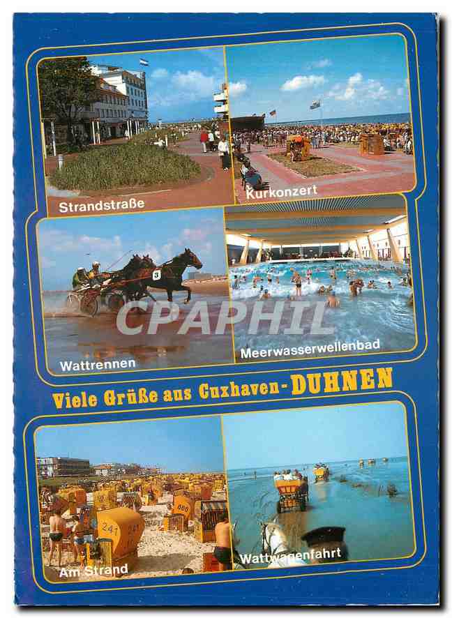 CPM Viele Gruss aus Cuxhaven Duhnen 