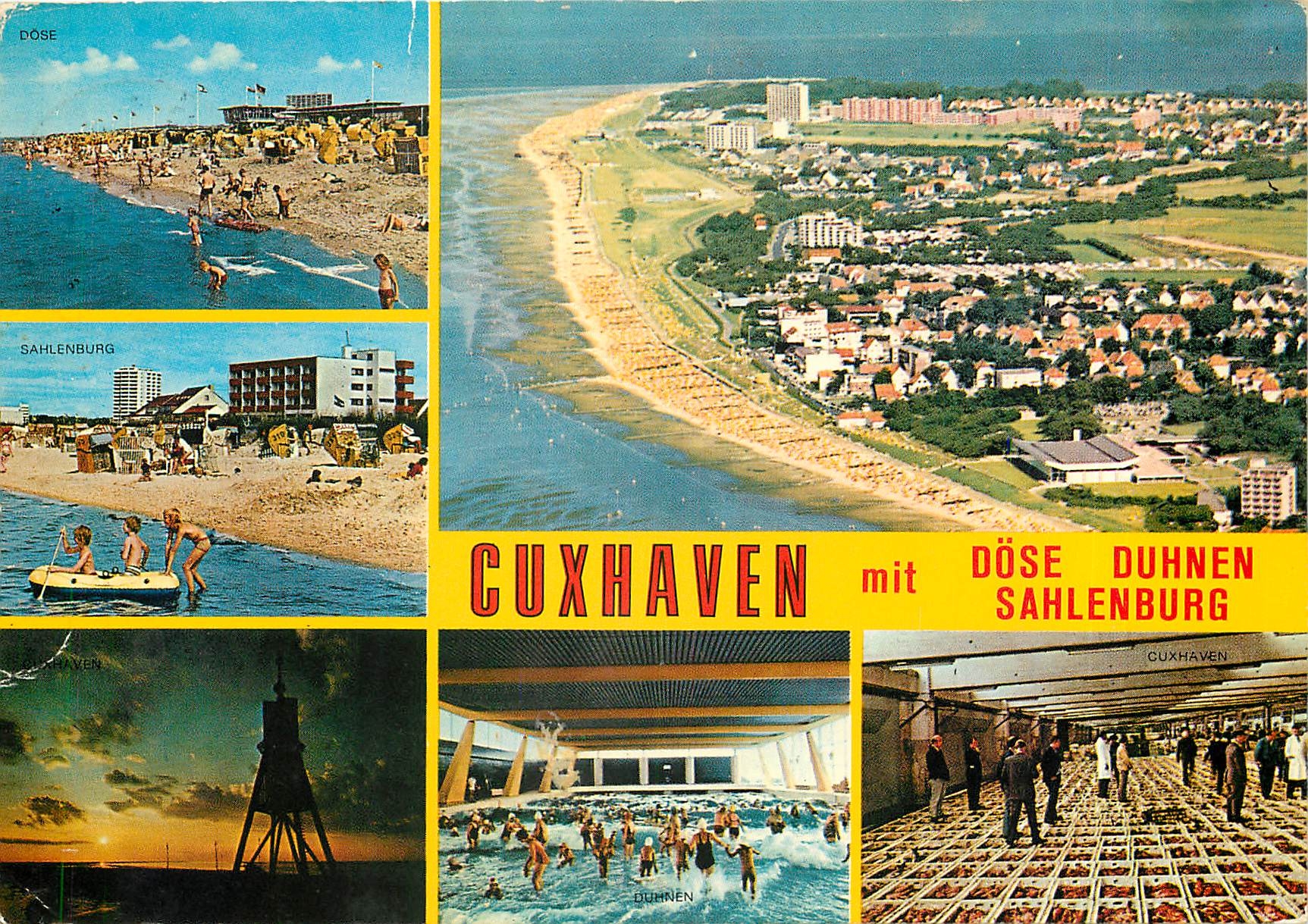 CPM Cuxhaven mit Dose Duhnen Sahlenburg 