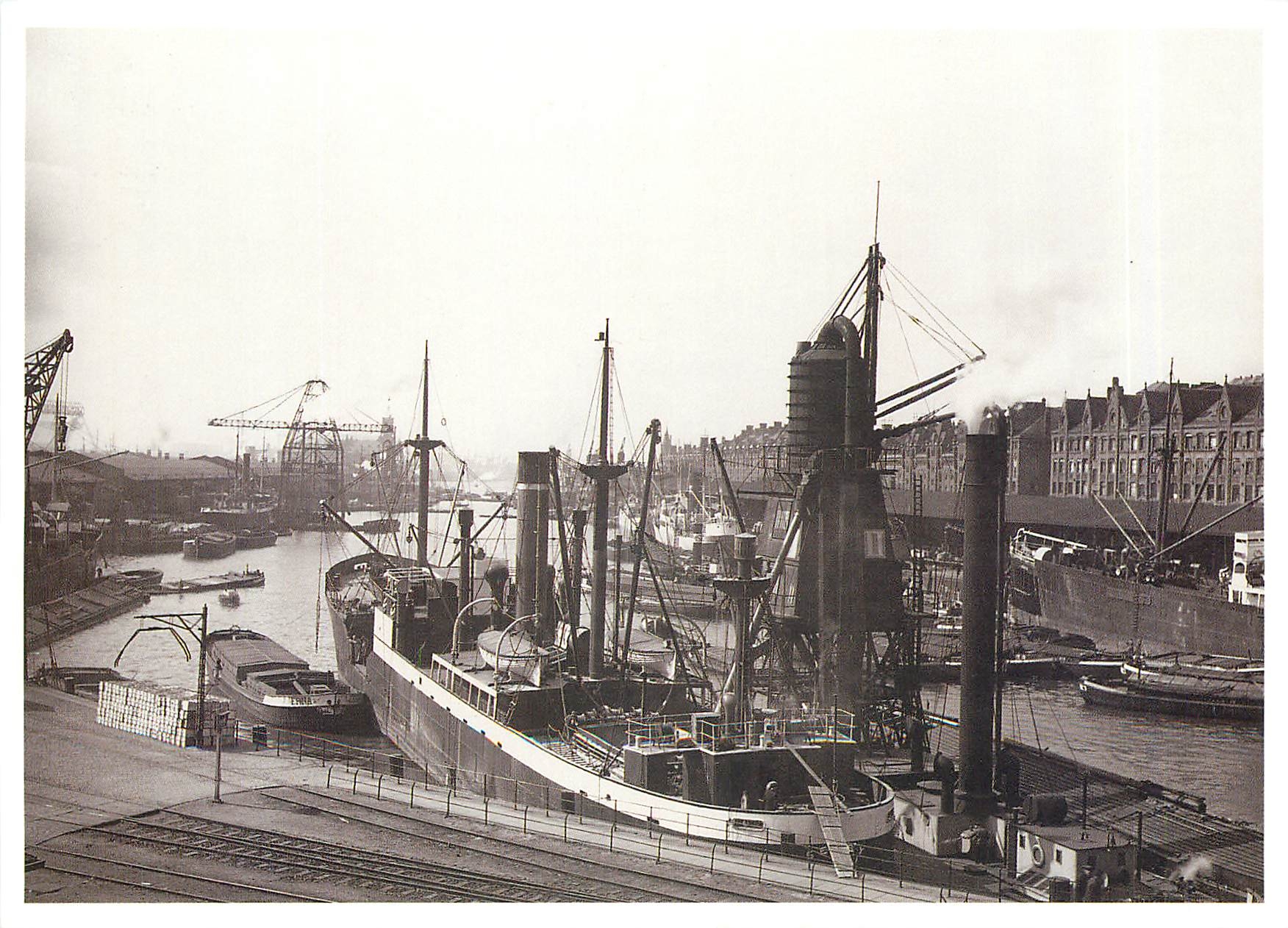 CPM Werbeck Hamburger Hafen Sandtorhafen Bateau