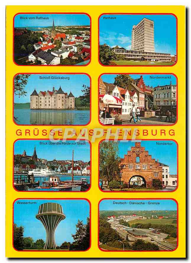 Hambourg — vue panoramique et monuments — éditeur J. P. Jantzen, n° 706.145