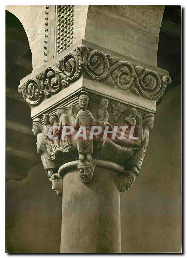 CPM Basilika St Godehard Hildesheim Kapitell im Nordl Seitenschiff Erbout 