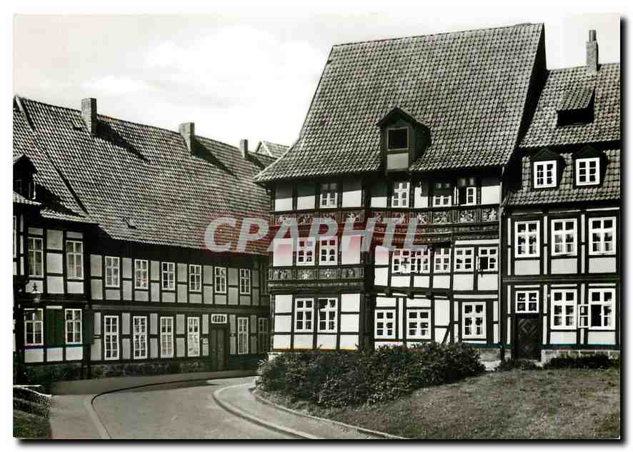 CPM Hildesheim Alte Fachwerkhauser am Godehardi Platz und Hinterem Bruhl 