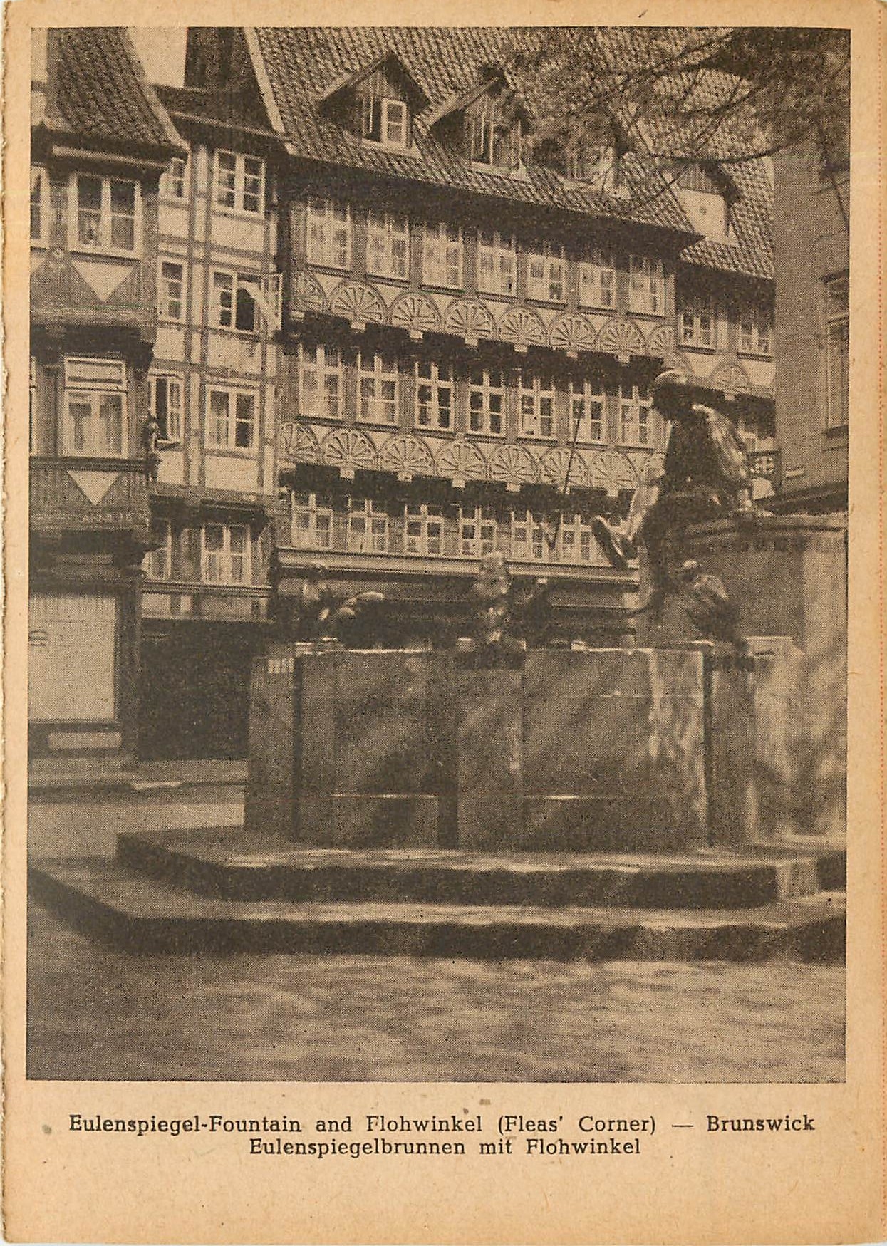 CPM Brunswick Eulenspiegelbrunnen mit Flohwinkel 