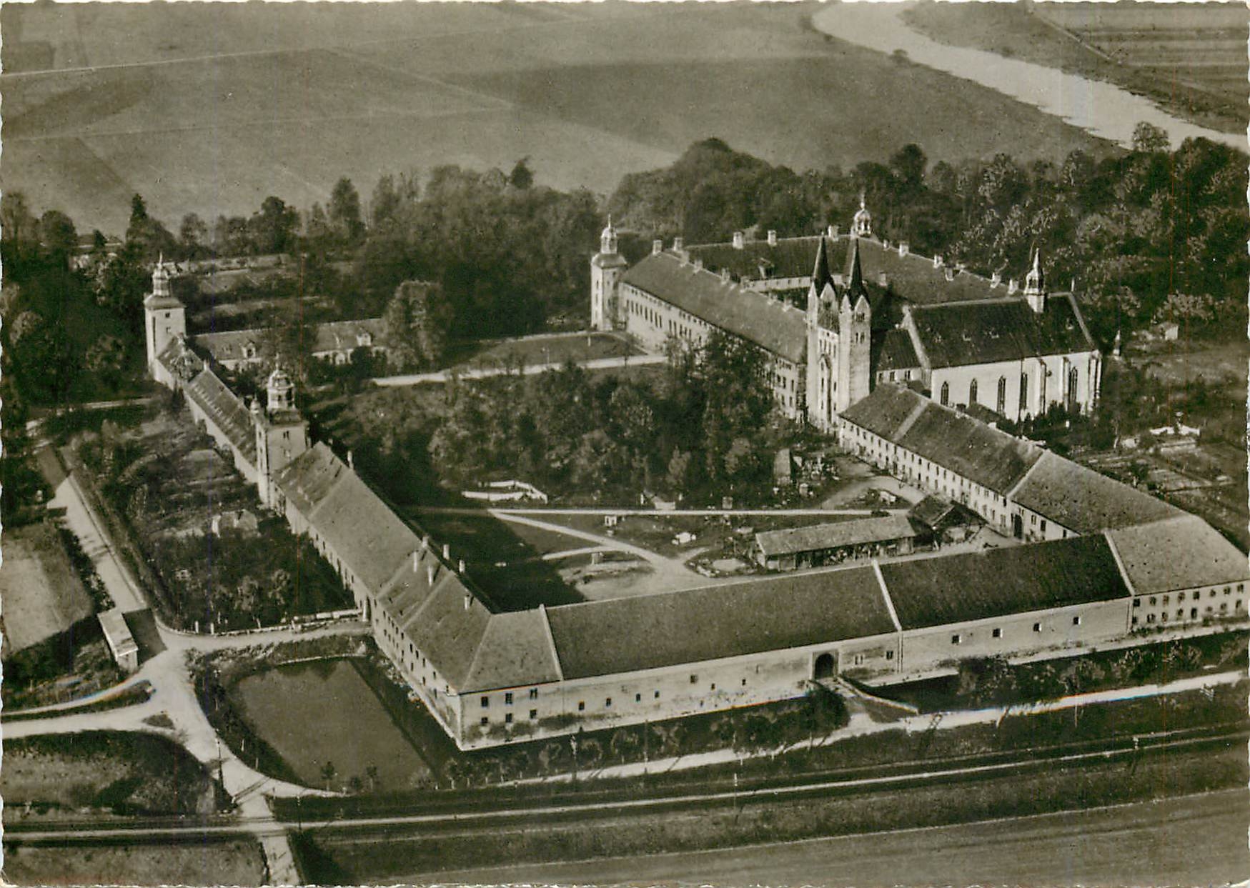 CPM Schloss und ehemalige Reichsabtei Corvey bei Hoxter an der Weser 