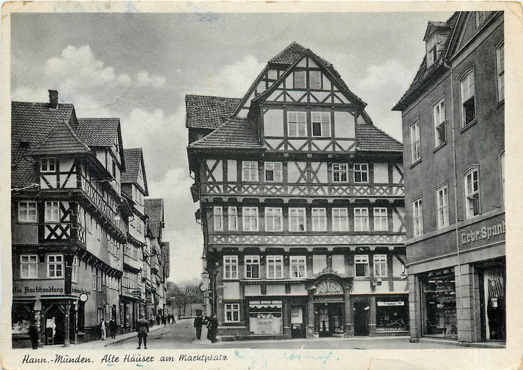 CPM Hann Munden Alte Hauser am Macktplatz 