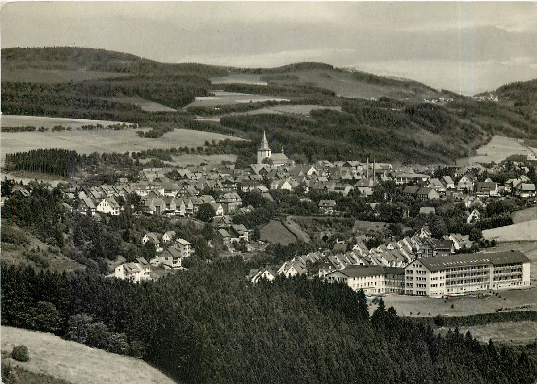 CPM Gruss aus dem Land der tausend Bergel Heilklimatischer Kurort Winterberg im Hochsauerland 