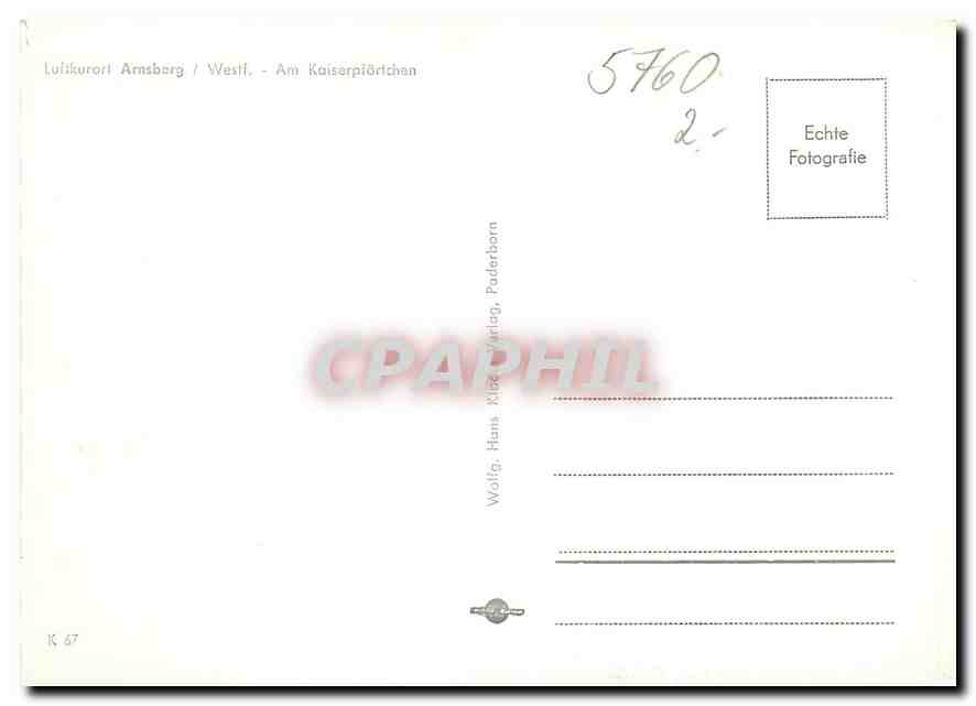 CPM Luftkurort Amsberg  — Rückseite