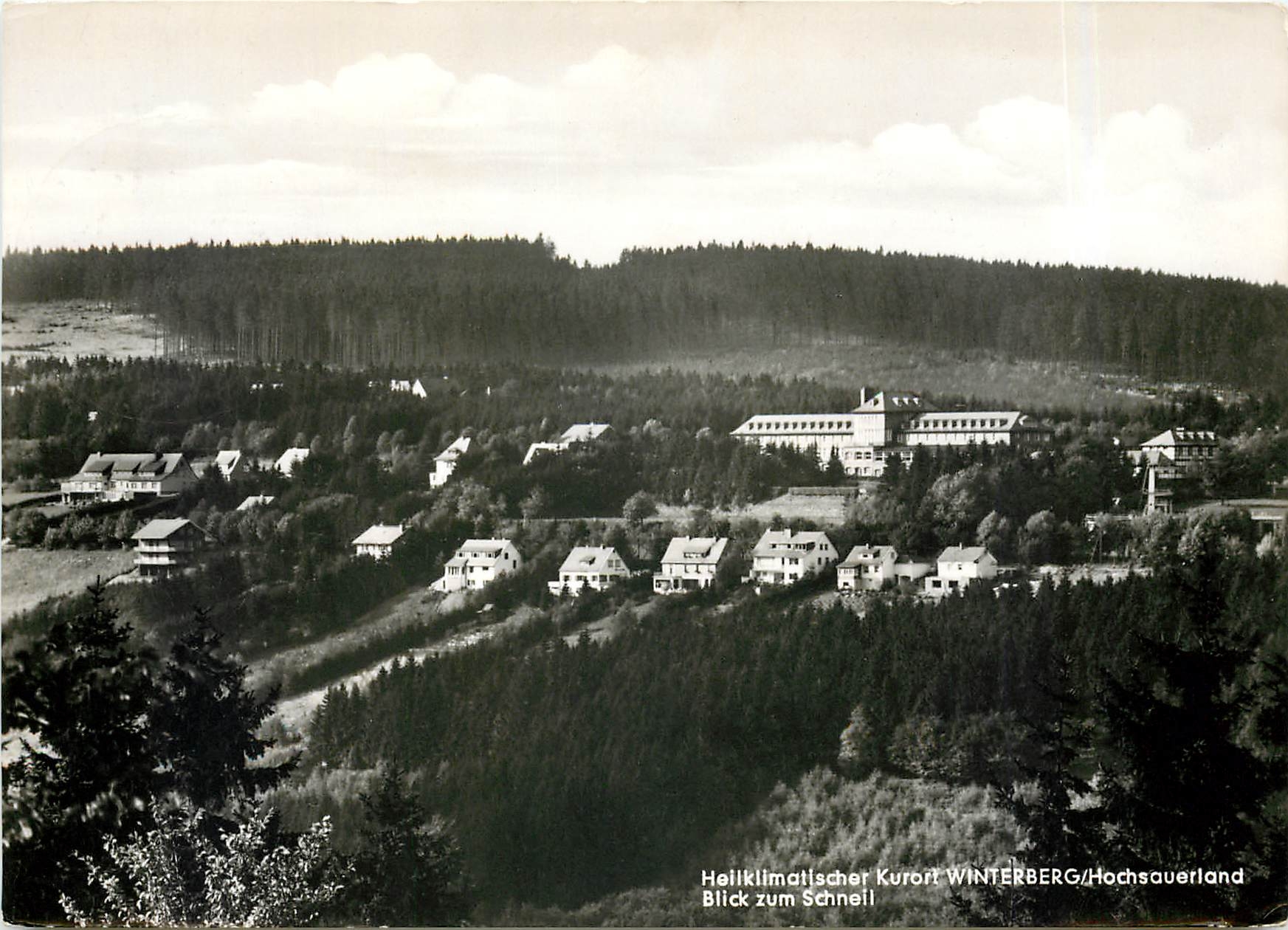 CPM Heilklimatischer Kurort Winterberg Hochsauerland Blick zum Schneil 