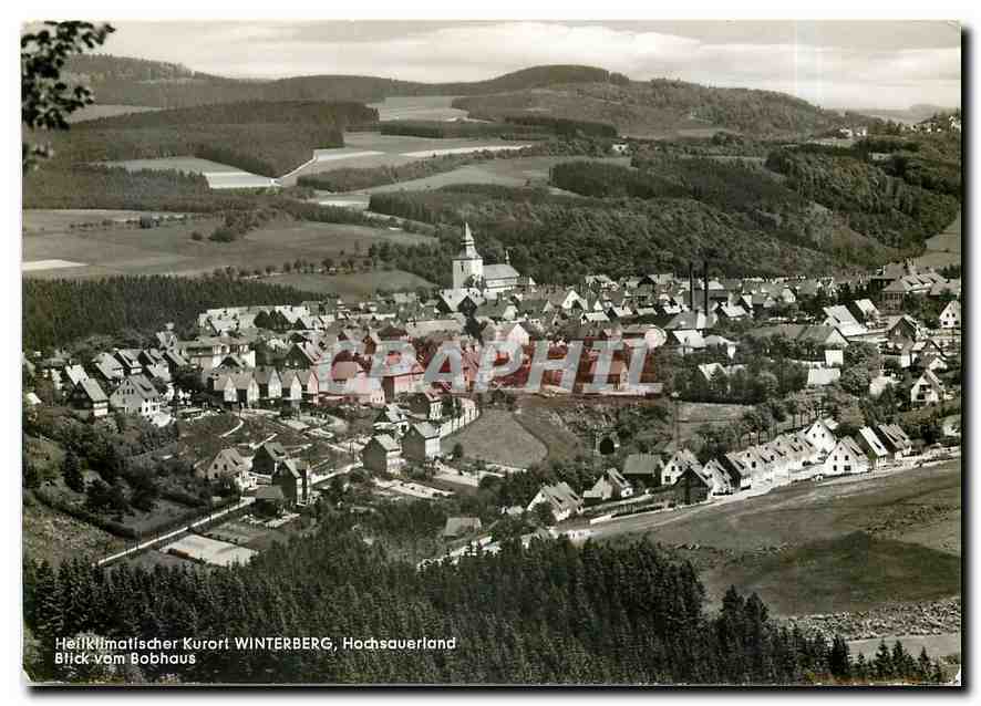 CPM Heilklimatischer Kurort Winterberg Hochsauerland Blick vom Bobhaus 