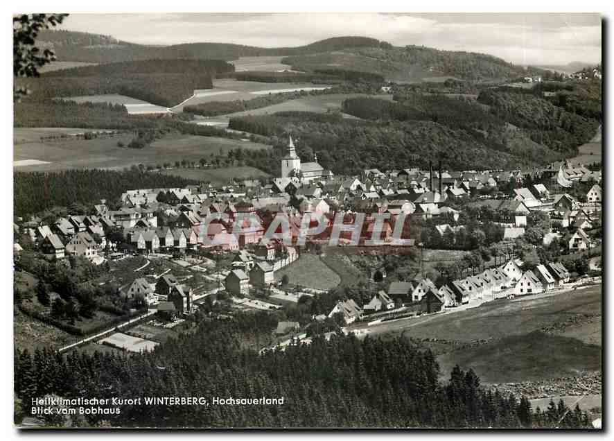 CPM Heilklimatischer Kurort Winterberg Hochsauerland Blick vom Bobhaus 
