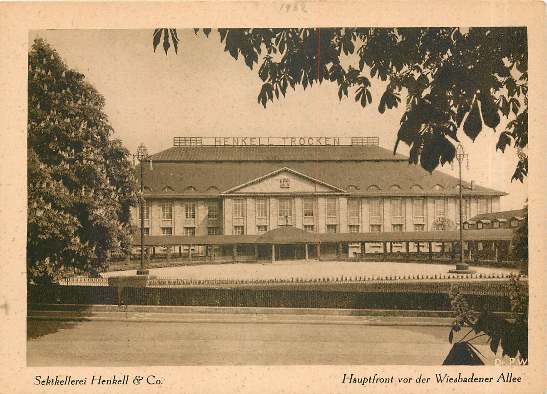 CPM Sektkellerei Henkell Co Hauptfront vor der Wiesbadener Allee 