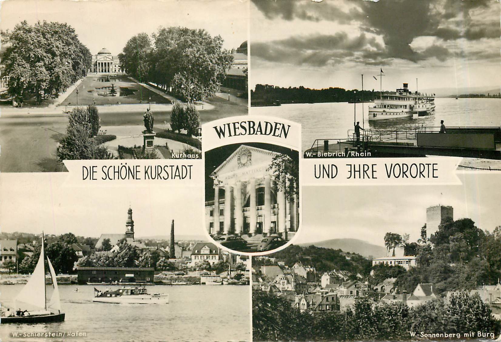 CPM Die Schone Kurstadt Wiesbaden und Jhre Vororte 