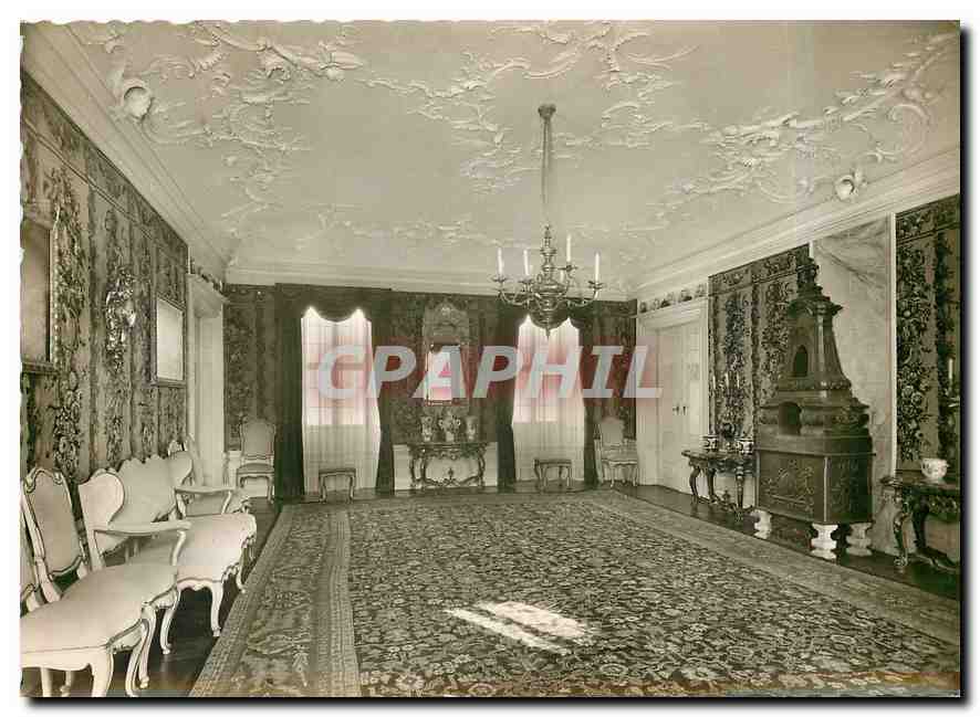 CPM Schloss Fasanerie Adolphseck bei Barockstadt Fulda Kleiner Saal 