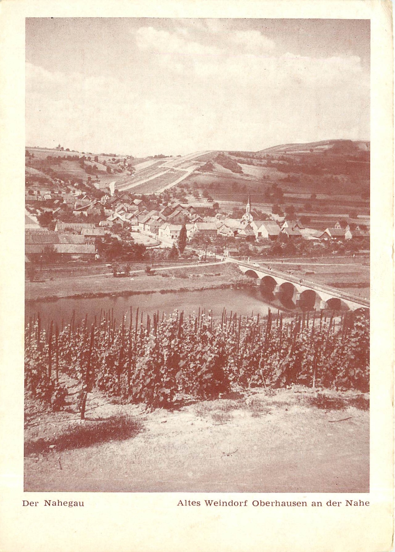 CPM Der Nahegau Altes Weindorf Oberhausen an der Nahe 