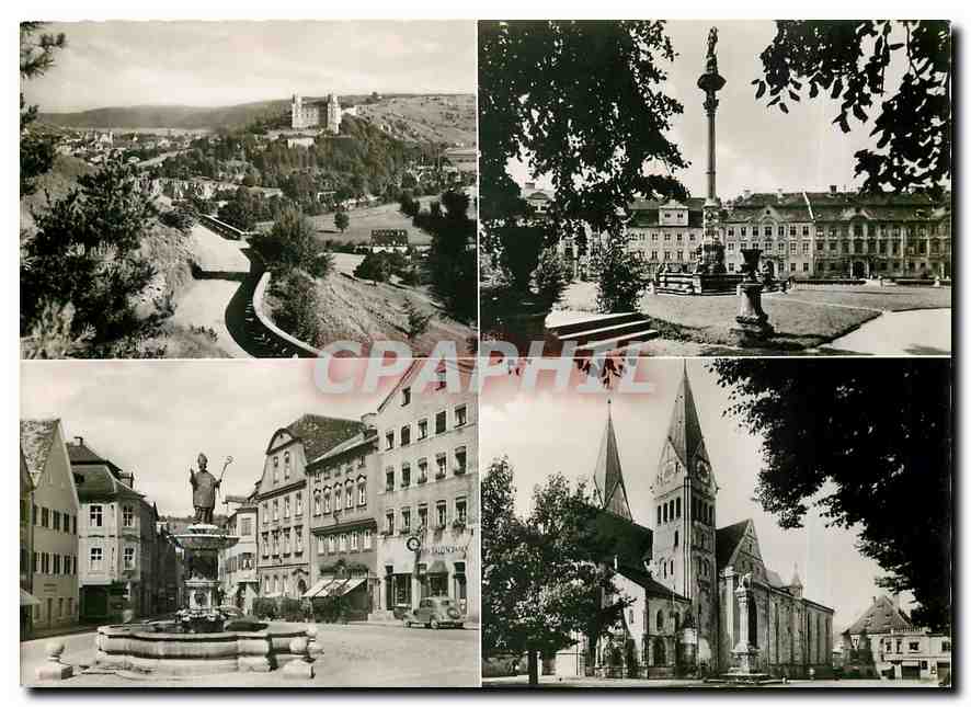 CPM Eichstatt Bayern Residenzplatz mit Mariensaule 
