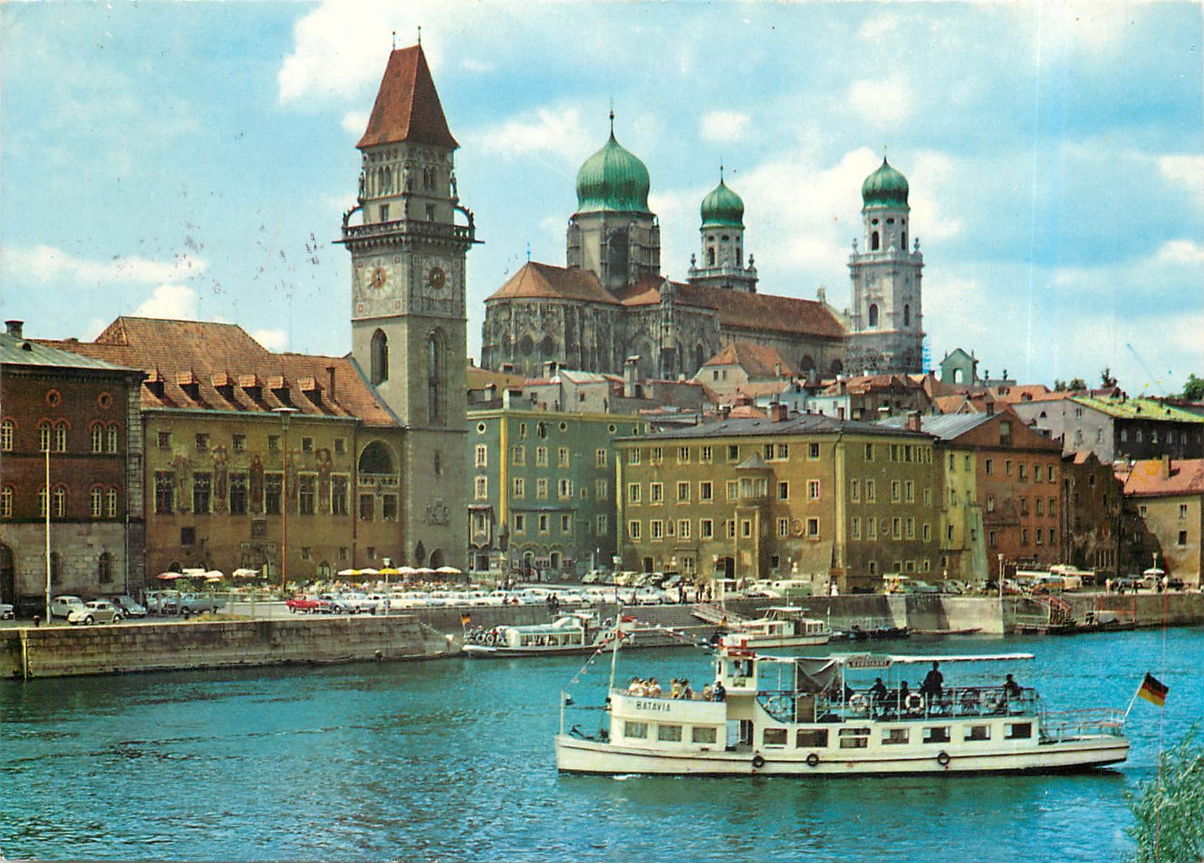 CPM Passau Partie an der Donau mit Dom 