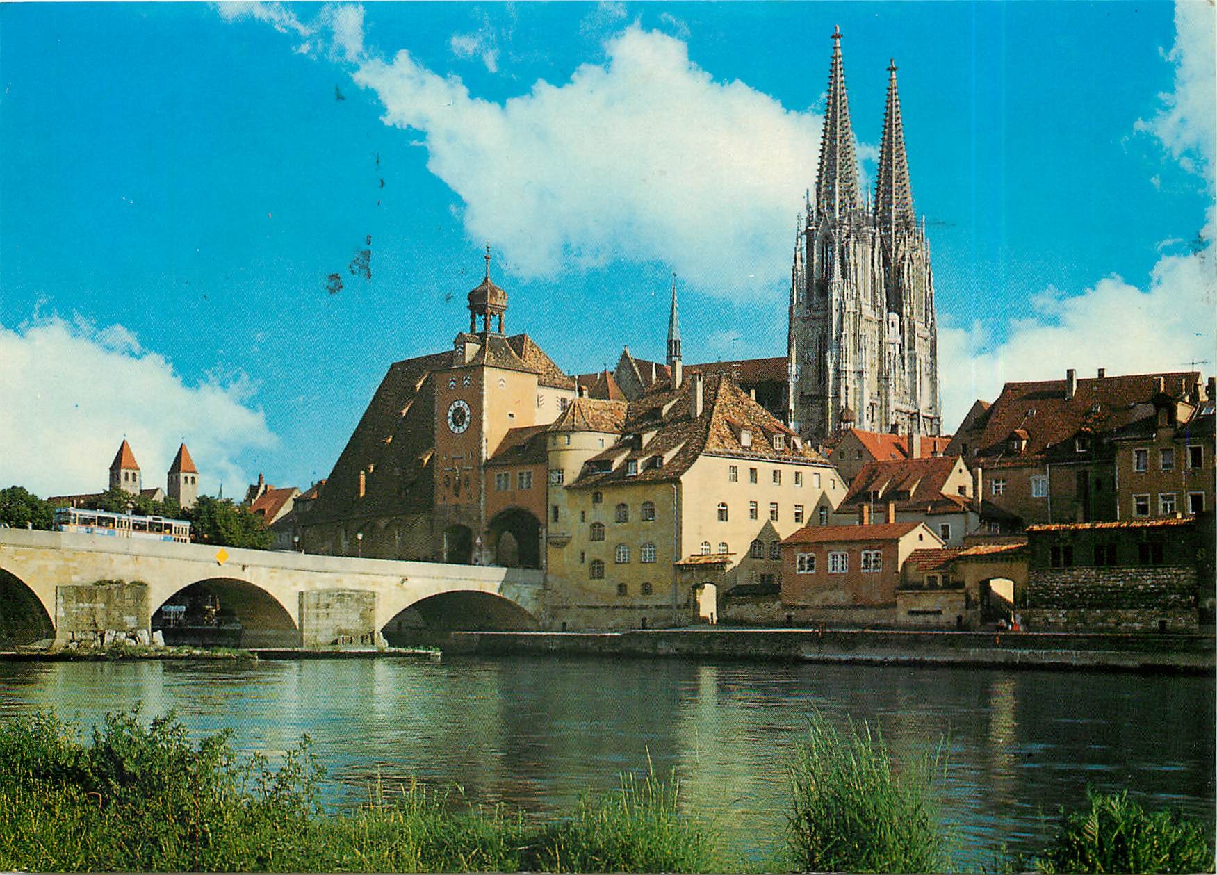 CPM Regensburg Die 2000 jahrige Stadt an der Donau eine der sehenswerten Stadte Deutschlands 