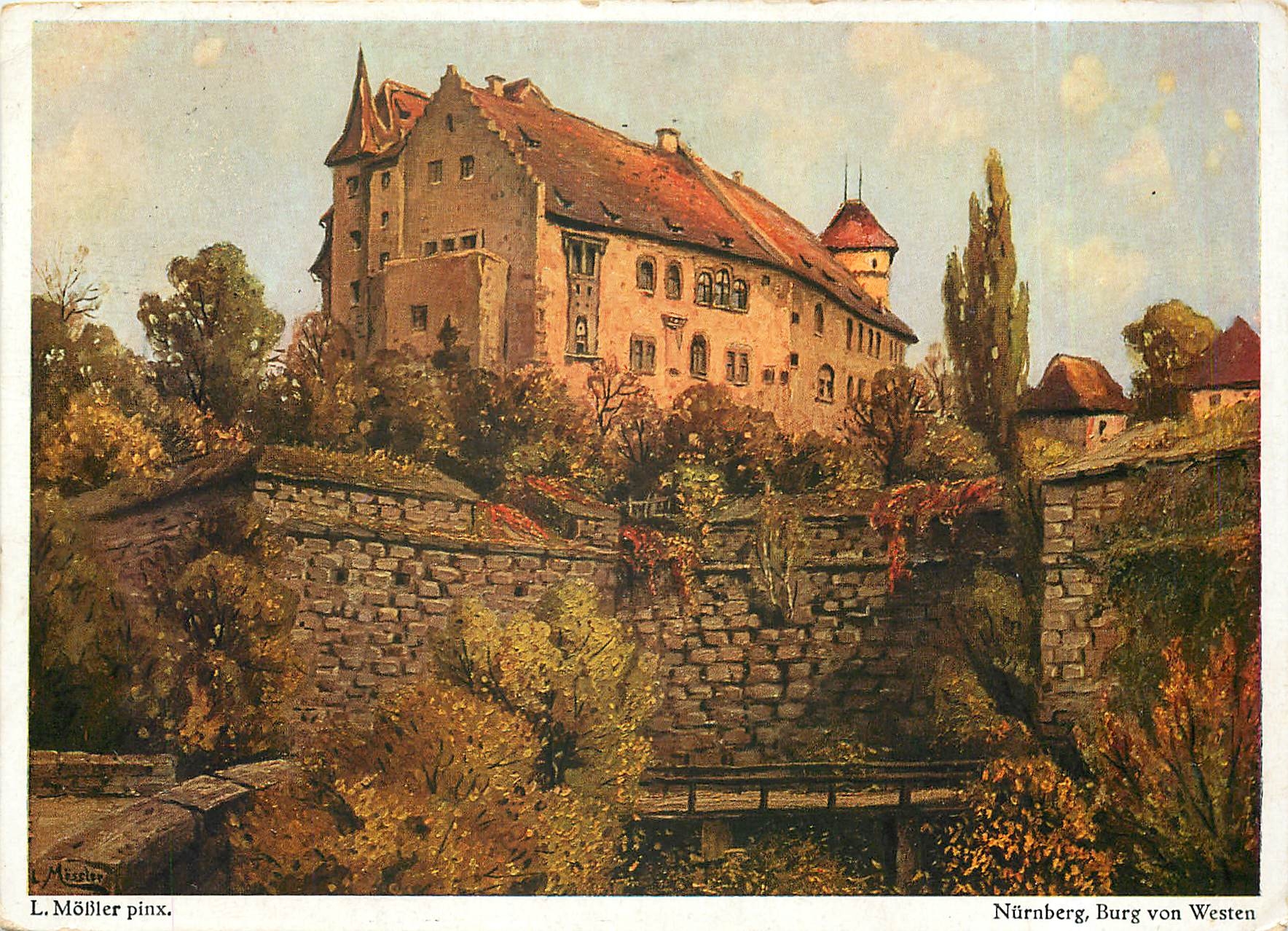 CPM Nurnberg Burg von Westen 