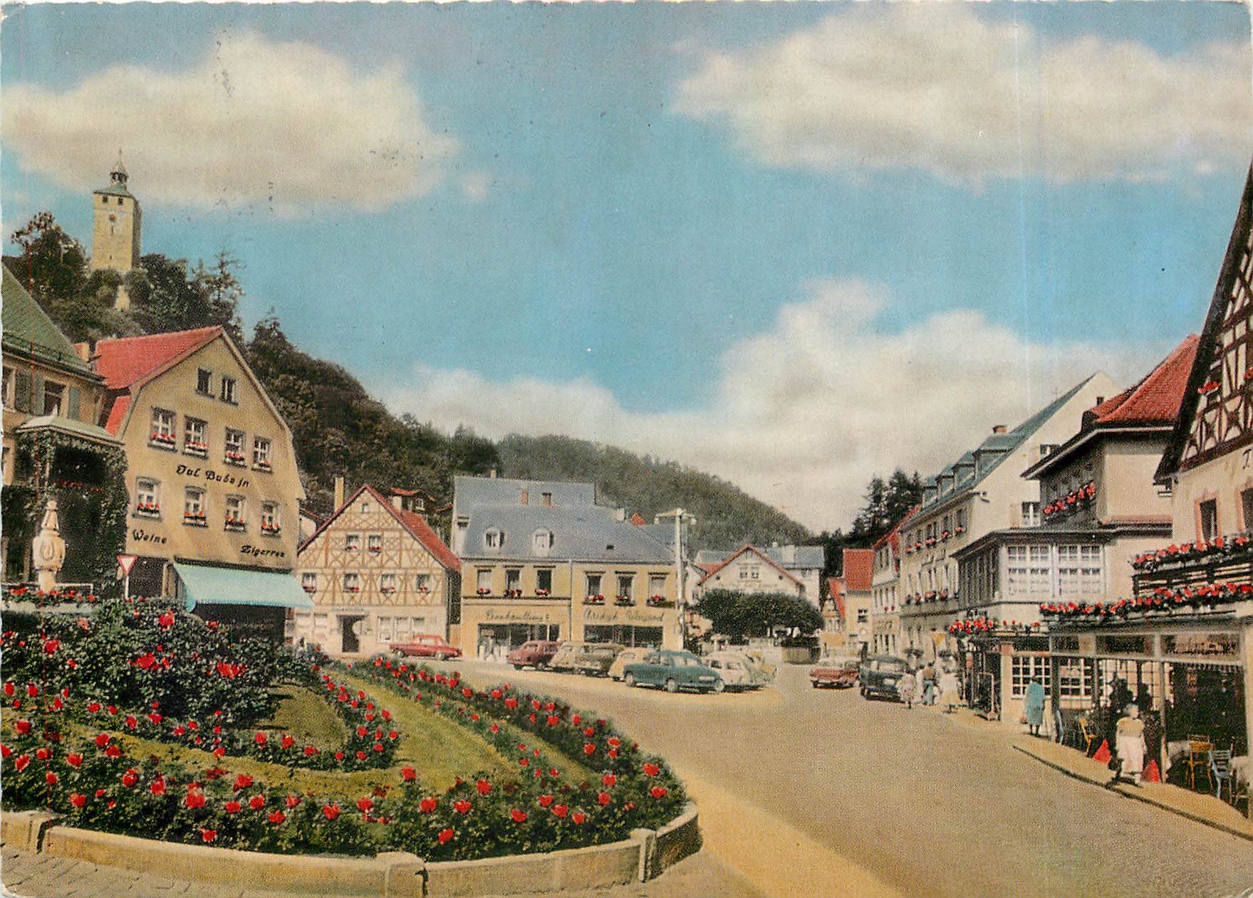 CPM Fichtelgebirge Kneipp Heibad Bad Berneck Partie am Marktplatz 