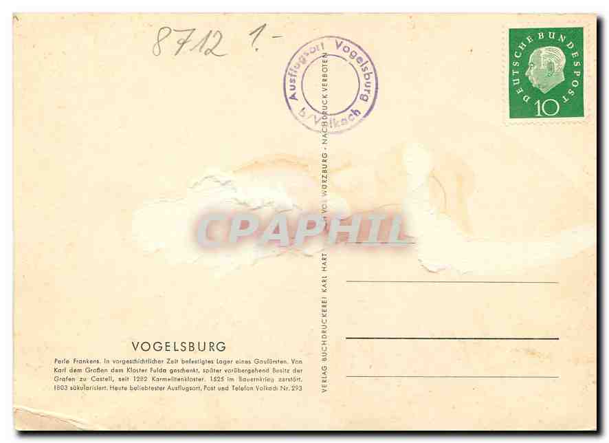 CPM Vogelsburg  — Rückseite