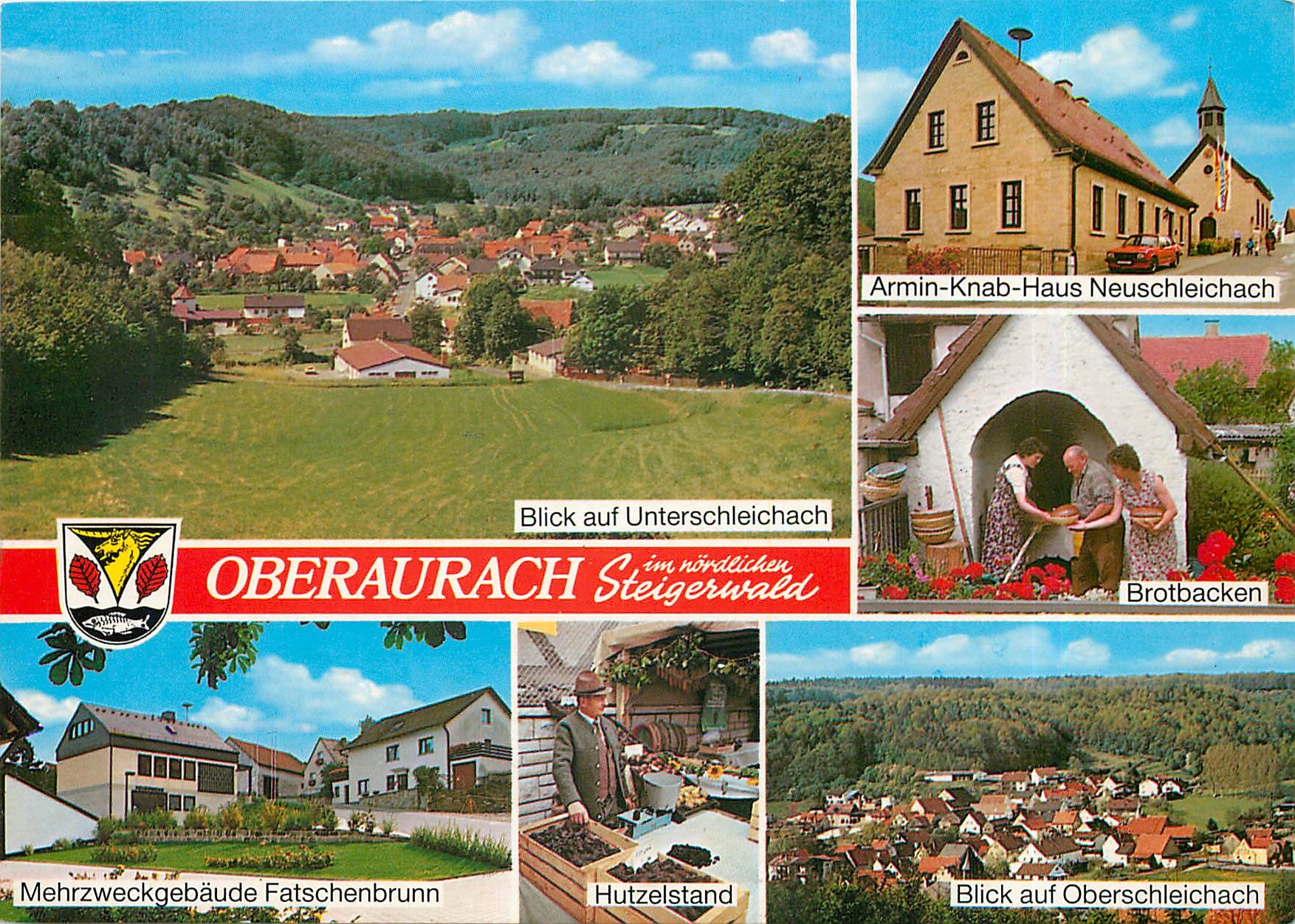 CPM Oberaurach im nordlichen Steigerwald Blick auf Unterschleichach Armin Knab Haus Neuschleichach B