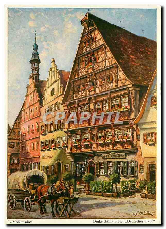 CPM Dinkelsbuhl Hotel Deutsches Haus 